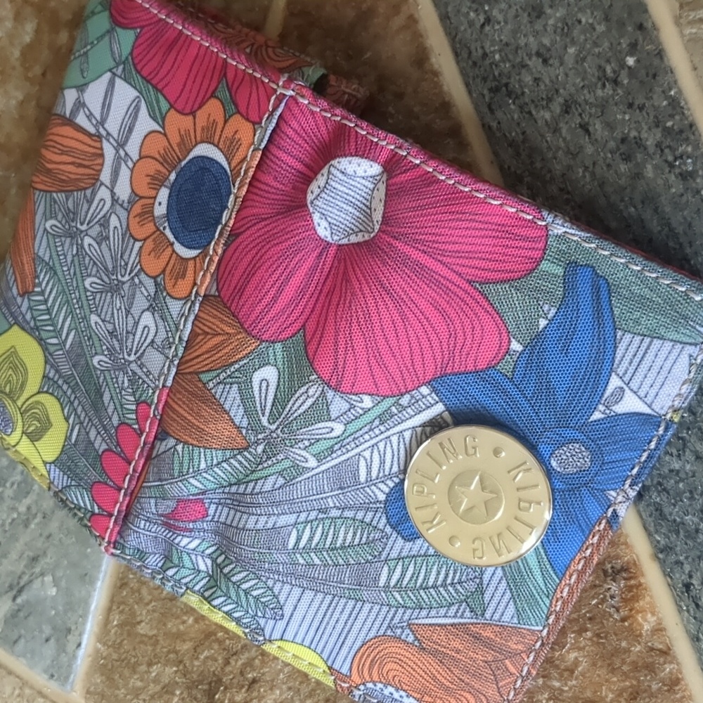 Kipling Nylon Multicolor Small Wallet - image 4